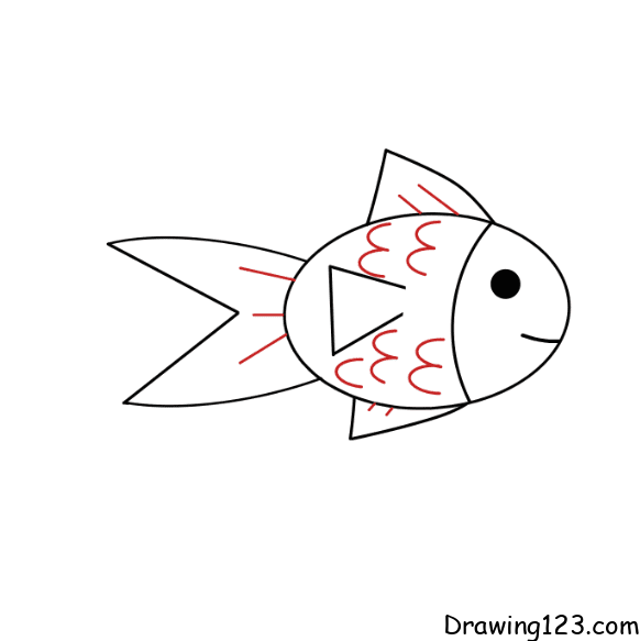 How to Draw a Cute Fish in 9 Easy Cute Fish Drawing Steps
