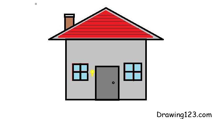 Best House Drawing For Kids, Drawing For Kids Tutorial, by Drawing For  Kids