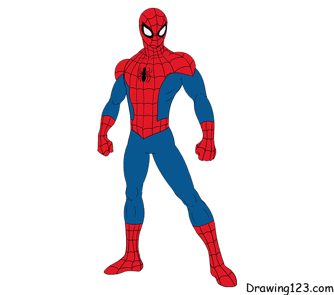 spiderman logo drawings