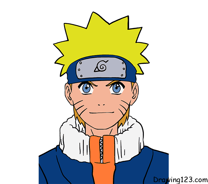 Naruto color version  Anime, Naruto, Naruto uzumaki