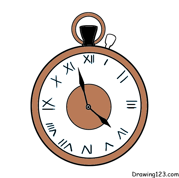 alarm clock drawing
