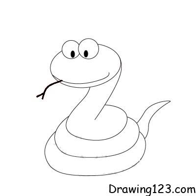 snakes drawings kids