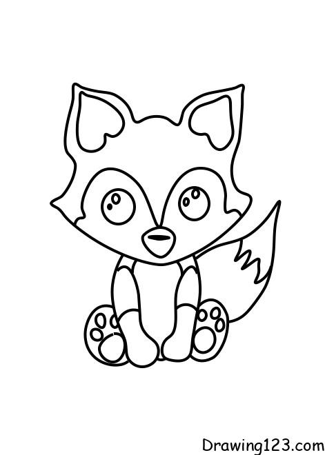How to Draw A Fox | TikTok