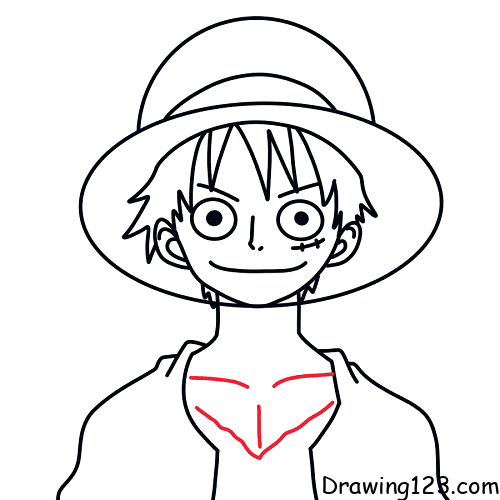 Free: Line art Monkey D. Luffy Drawing, manga transparent background PNG  clipart - nohat.cc