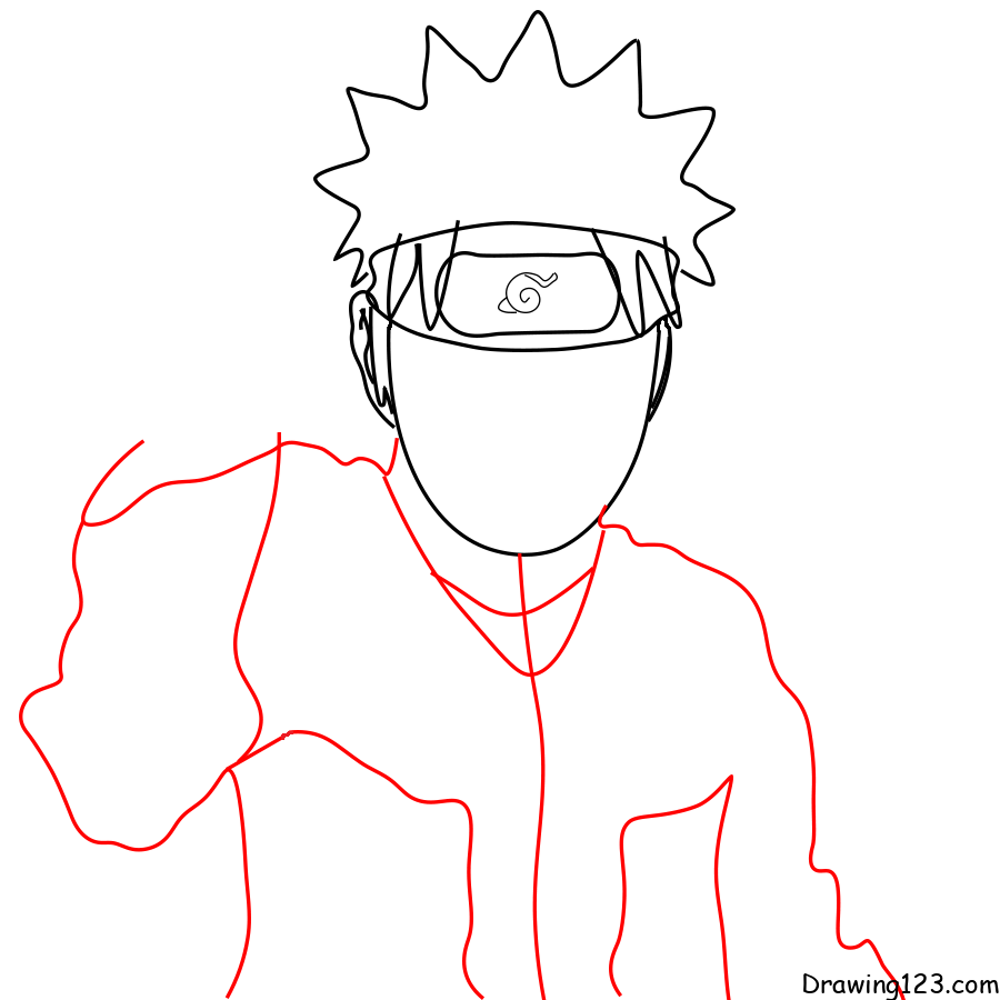 My first (Naruto) drawing, opinions/ideas on who I should draw