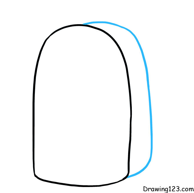 School Bag Line Drawing PNG Images - Pngtree