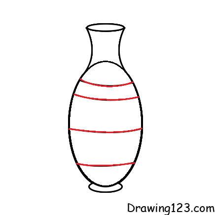 Vase Drawing Tutorial - How to draw Vase step by step