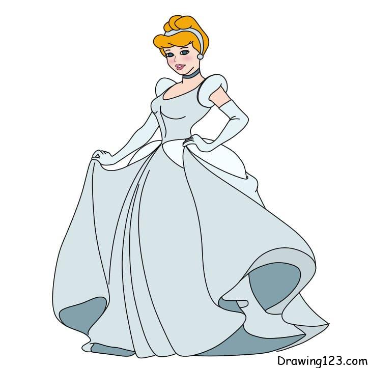 Ithelda Art  favorite movie dress no20 Cinderellas ballgown