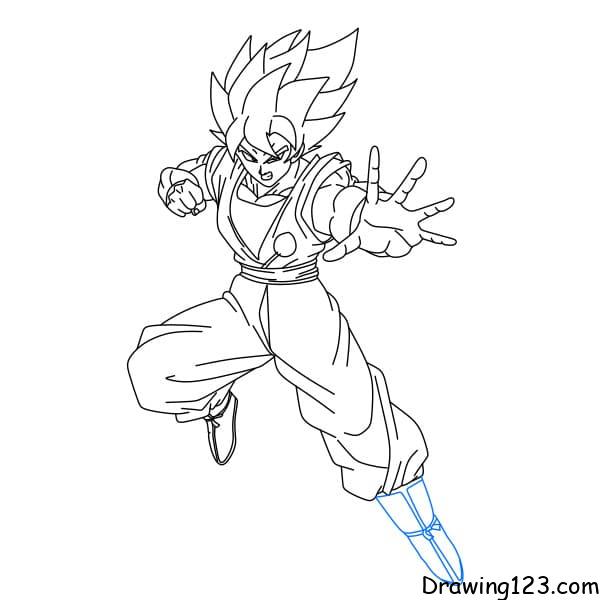 How to Draw Goku  Easy Drawing Art