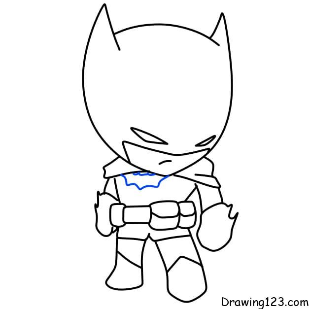 easy batman drawing