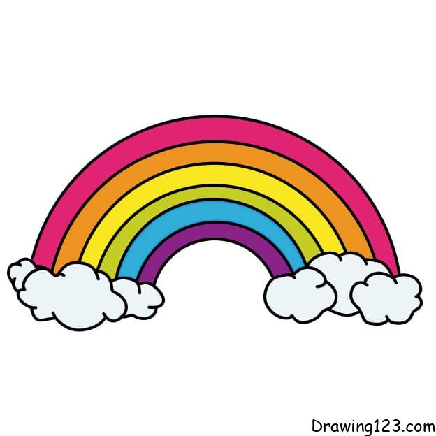 How to Draw a Rainbow for Kids - Really Easy Drawing Tutorial