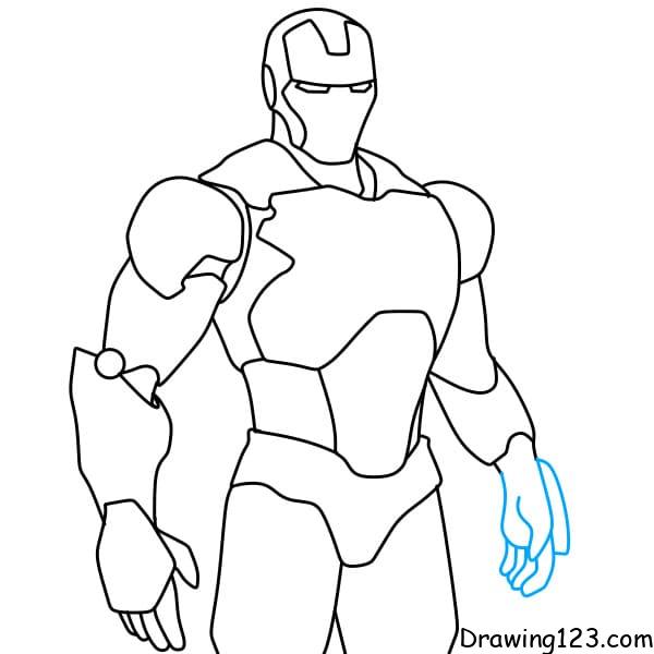 Iron Man Armor mark 4, pencil sketch, concept art | Stable Diffusion