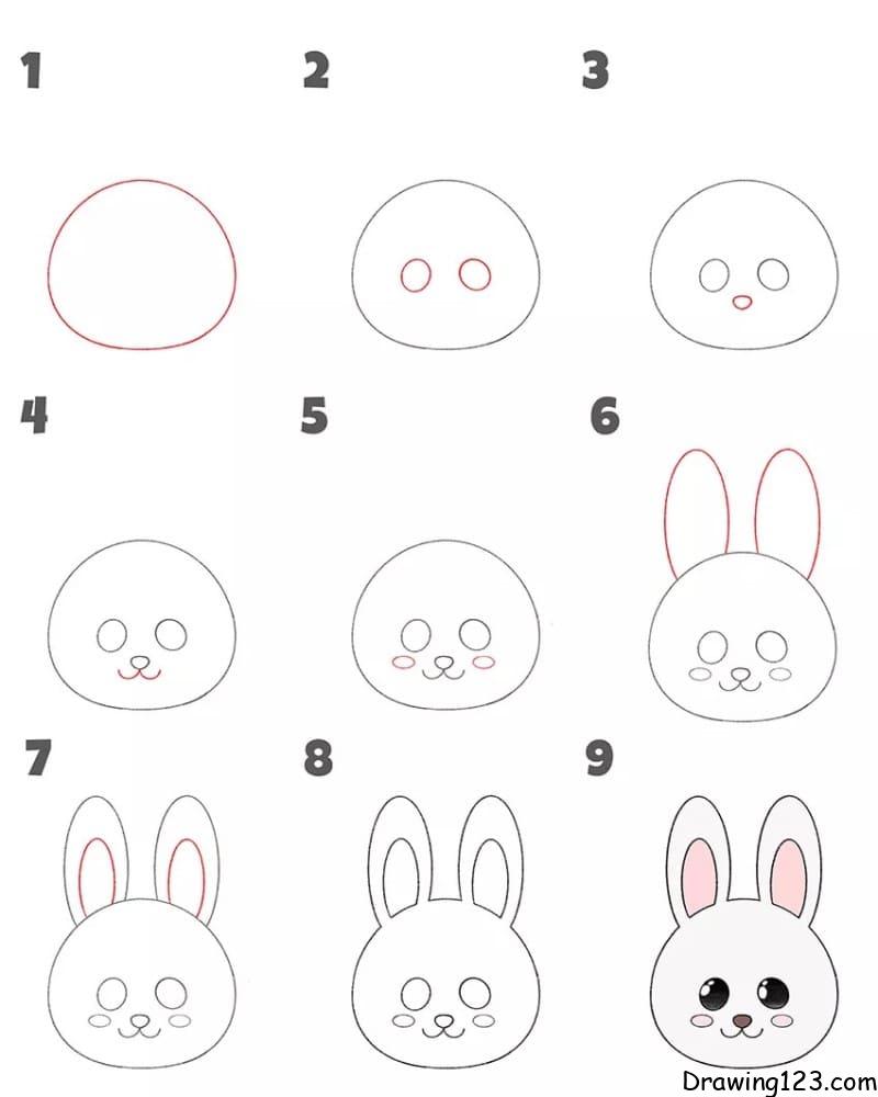 How to Draw a Cute Chibi / Kawaii Eeyore Easy Step by Step Drawing Tutorial  for Kids & Beginners - How to Draw Step by Step Drawing Tutorials | Cute  disney drawings,
