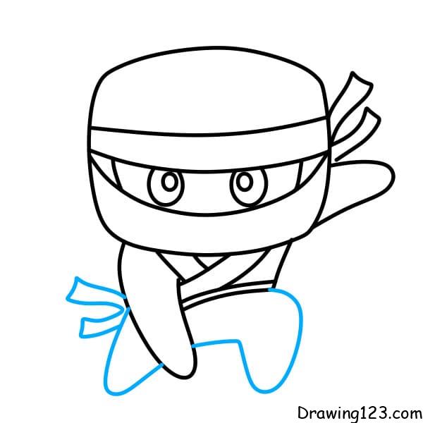 easy ninja drawing