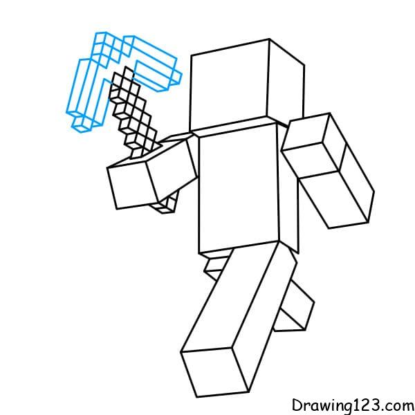 My Minecraft 'Steve' Drawing