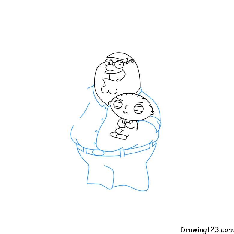 how to draw peter griffin