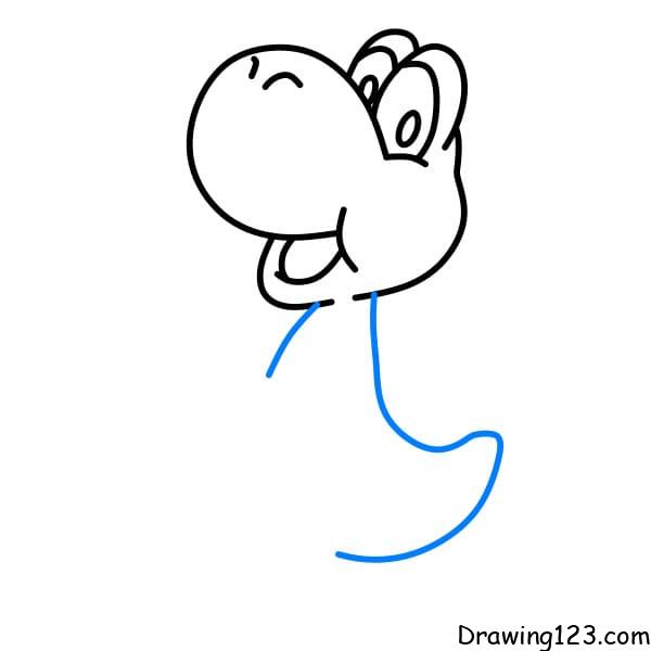 How to Draw Yoshi - Easy Drawing Art