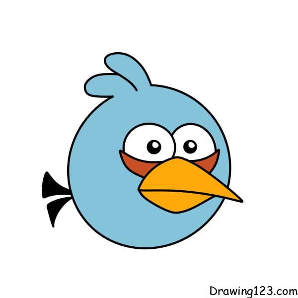 Angry Bird Drawing  A Step By Step Guide  Cool Drawing Idea