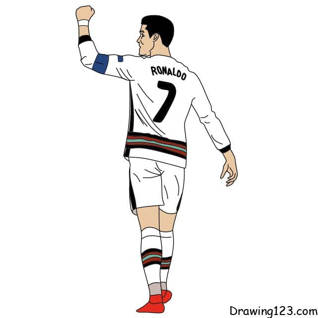 Cristiano-Ronaldo-Drawing-hand-drawn-illustration Editorial Photography -  Illustration of isolated, cristiano: 203016057
