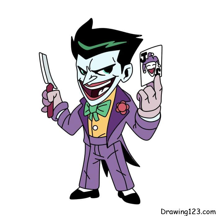 The Joker Drawing for Beginners  The soft Roots