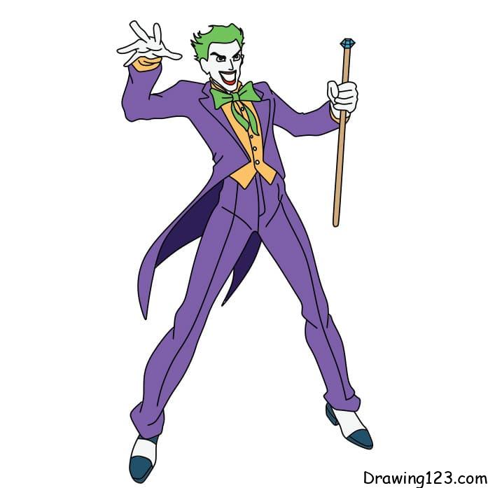 animated joker drawing