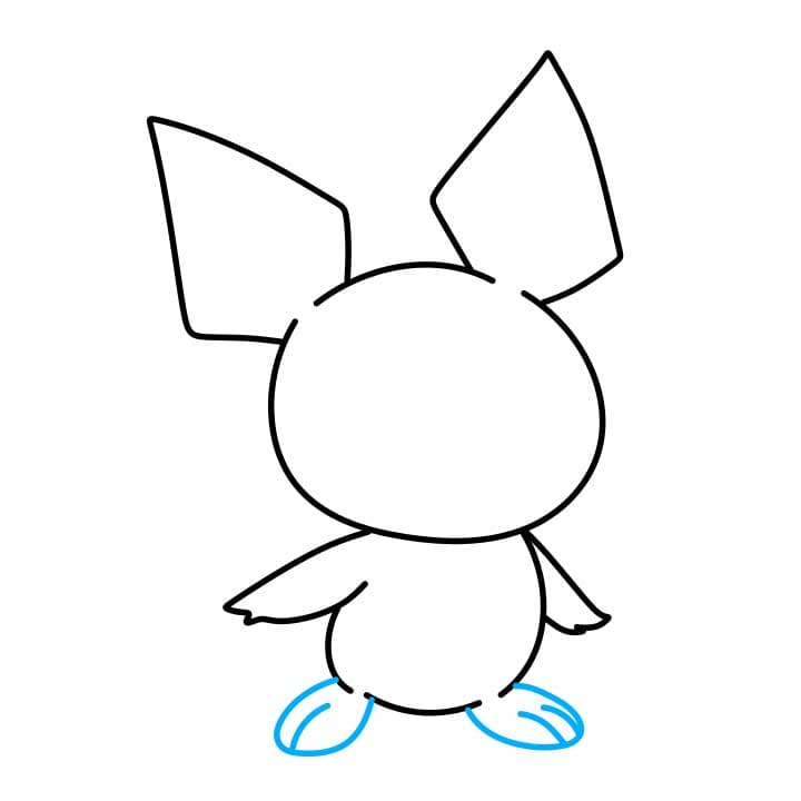 Easy tutorial speed drawing Pichu, Pokémon - como desenhar fácil