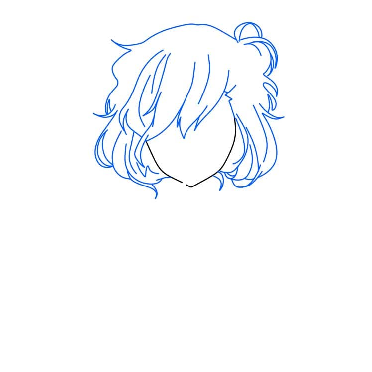 Female Anime Hair 2  Anime hair, Drawings, Hair sketch