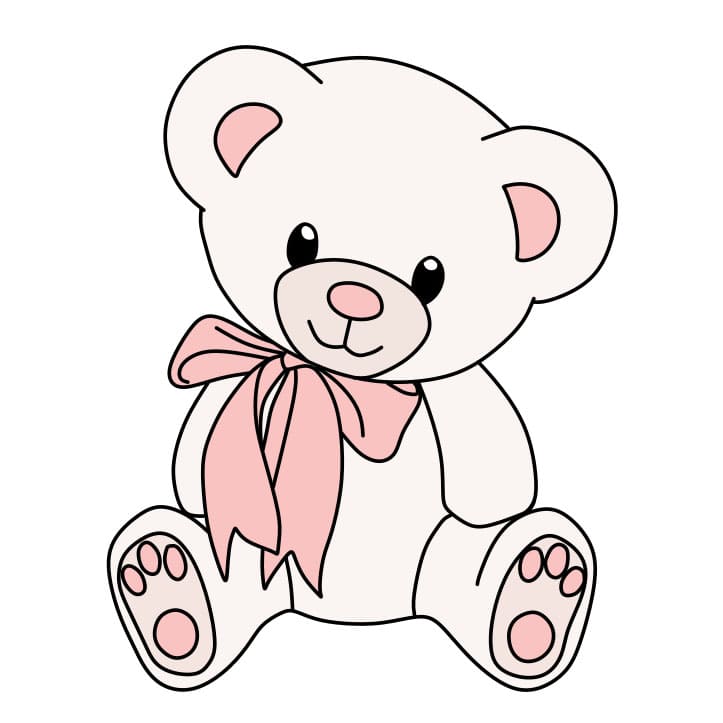 How-to-draw-a-teddy-bear-Step-8-7