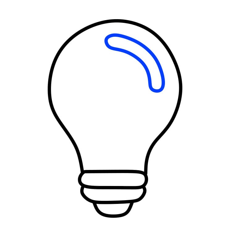 How to Draw a Light Bulb Cute and Easy 